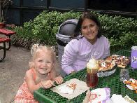 Eating Lunch At Melissa's School....