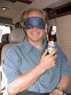Blindfolded And A Beer :-)