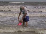 At The Beach Again With Mommy And Daddy...