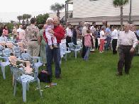 At The Easter Sunrice Service...