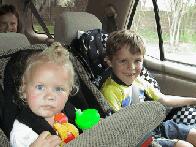 On The Way To The River With Zoe And Zach...