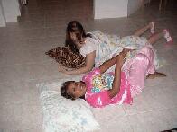 Two Nut Girls Keeping Daddy Up All Night....