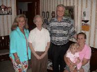 Visiting Grandpa's Aunt...